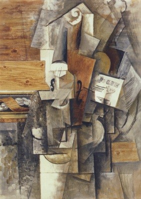 Pablo Picasso. Violin - Jolie Eva, 1912