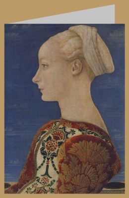 Pollaiuolo, Antonio del. Profilbildnis einer jungen Frau
