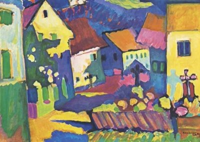 Wassily Kandinsky. Straße in Murnau, 1909