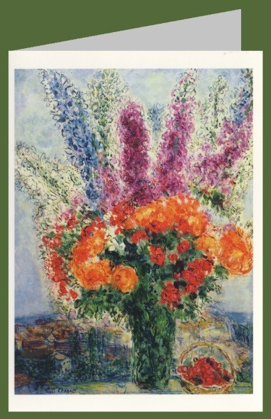 Marc Chagall. Veilchenstrauss.