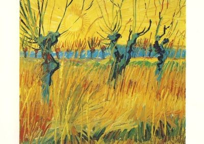 Gogh, V. Weiden bei Sonnenaufgang, 1888. KK
