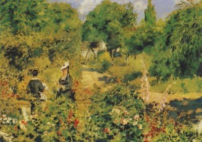 Piere-Auguste Renoir. Garten in Fontenay, 1874