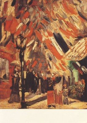 Gogh, V. Die Feierlichkeiten zum 14. Juli in Paris, 1886. KK