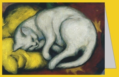 Franz Marc. Die weiße Katze, 1912. DK