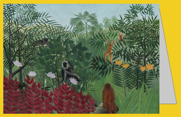 Henri Rousseau. Tropischer Wald mit Affen, 1910