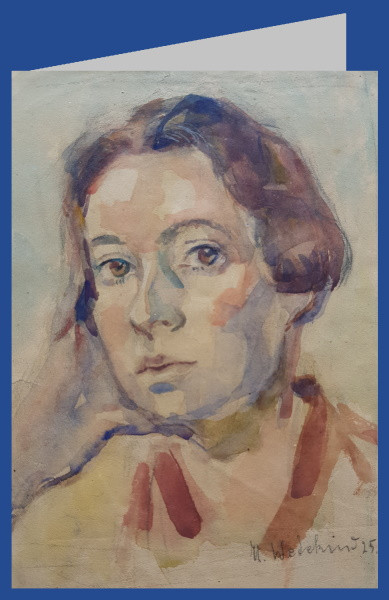 Hildegard Wulfert-Wedekind. 1897-1964. Selbstbildnis