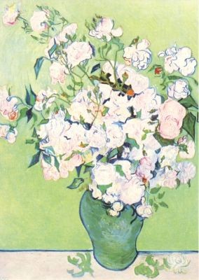 Gogh, V. Weiße Rosen, Auss. 1890. KK