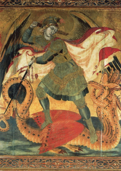 Ambrogio Lorenzetti. Hl. Michael, gest. ca. 1348 (Ssiena)