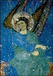 Byzantinisch. Der Engel am leeren Grab, 13. Jh. DK