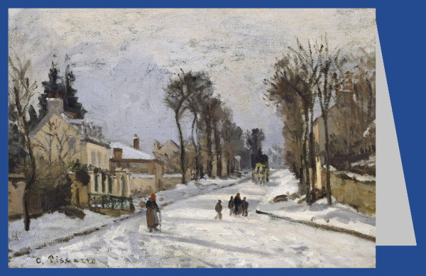 Camille Pissarro. Route nach Versailles, Louveciennes, 1869