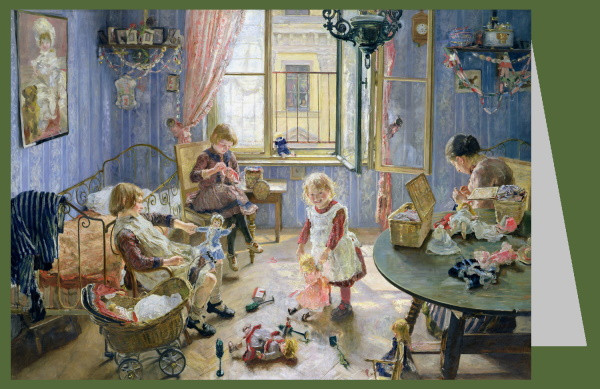 Fritz von Uhde. Kinderstube, 1889