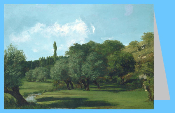 Gustave Courbet. La Bretonnerie in der Abteilung von Indre