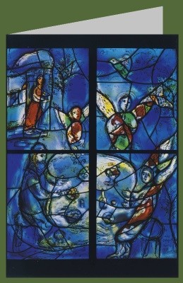 Marc Chagall. Abraham und die drei Engel