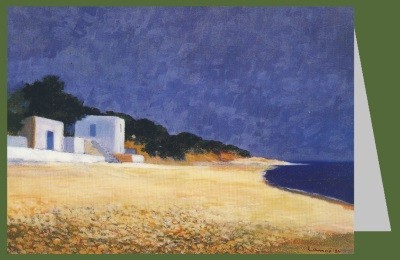 Alphonse Lanoë. Der Strand (Chios), 1984