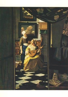 Jan Vermeer van Delft. Der Liebesbrief. KK