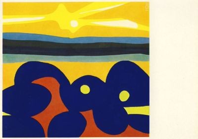 Nay, E.-W. Blaufiguration, 1968. KK
