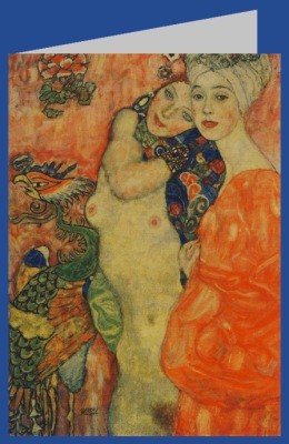 Gustav Klimt. Freundinnen, Ausschnitt, 1916/17