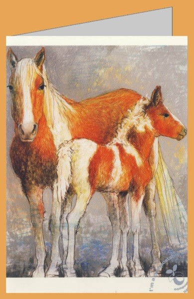 Loes Botman. Pferd und Fohlen, 2007