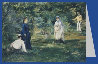 Edouard Manet. Die Krocketpartie, 1873