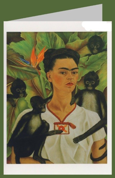 Frida Kahlo. Selbstbildnis mit Affen, 1943