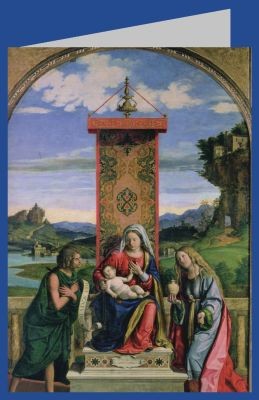 Conegliano. Madonna und Kind mit Johannes + Maria Magdalena