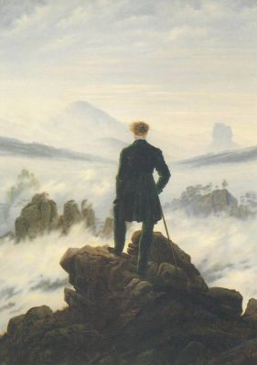 Caspar David Friedrich. Der Wanderer über dem Nebelmeer