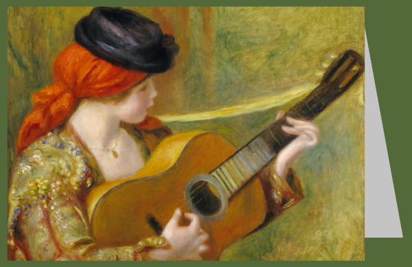Pierre-Auguste Renoir. Junge Spanierin mit Gitarre 1898