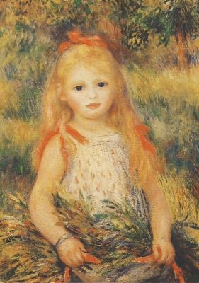 Mädchen mit Garbe, 1888, Renoir