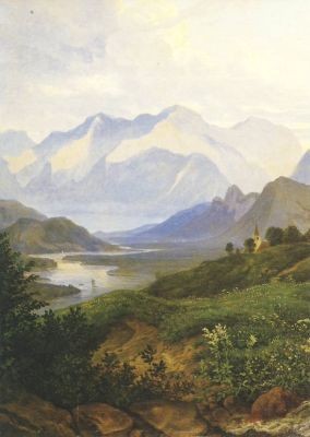 Adrian-Ludwig Richter. Salzburgische Landschaft, Auss.