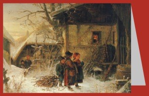 Fröhlich, B. Kinder vor einem Bauernhaus, 1877. DK