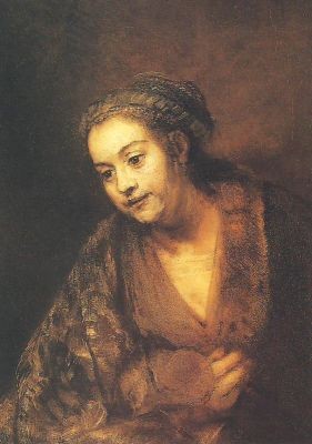 Rembrandt. Hendrickje Stoffels, 1660. KK