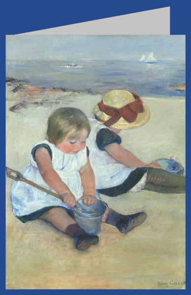 Mary Cassatt. Am Strand spielende Kinder, 1884