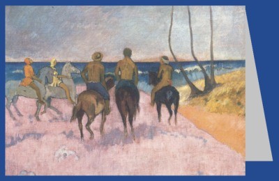 Paul Gauguin. Reiter am Strand, 1902