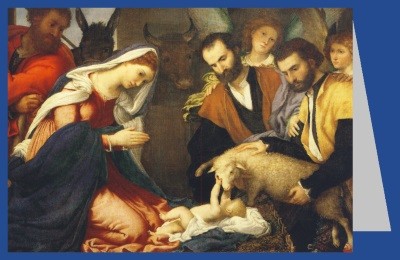Lorenzo Lotto. Die Anbetung der Hirten