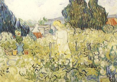 Vincent van Gogh. Freulein Gachet in Ihrem Garten