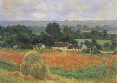Claude Monet. Heuschober bei Giverny, 1886