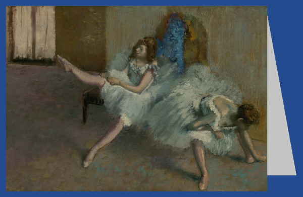 Edgar Degas. Vor dem Ballett, 1892